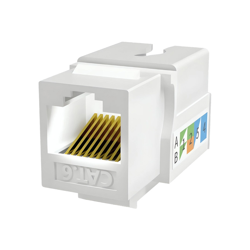 Cat.6 unshielded keystone jack